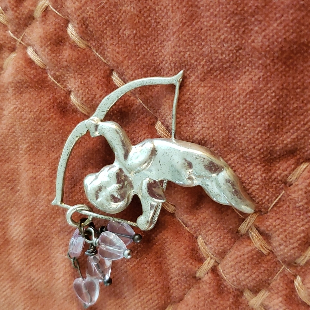Cupid brooch